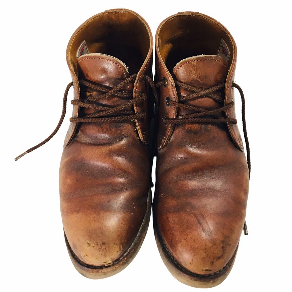 RED WING BOOTS NARROW US 10B Heritage Chukka 595 USA Made VIBRAM F2892-11 595